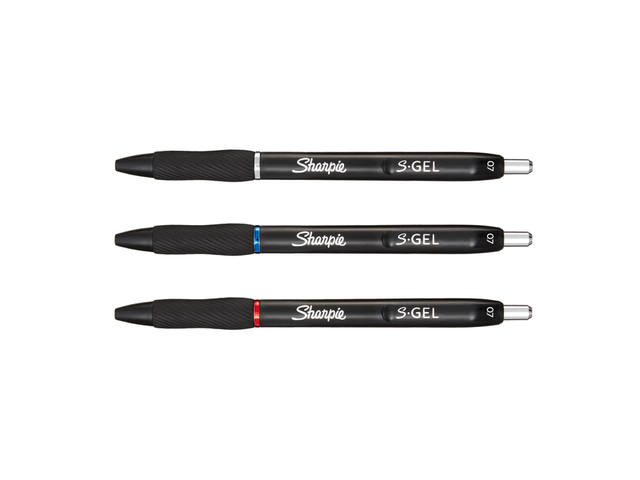 Gelschrijver Sharpie S-gel M 3st assorti