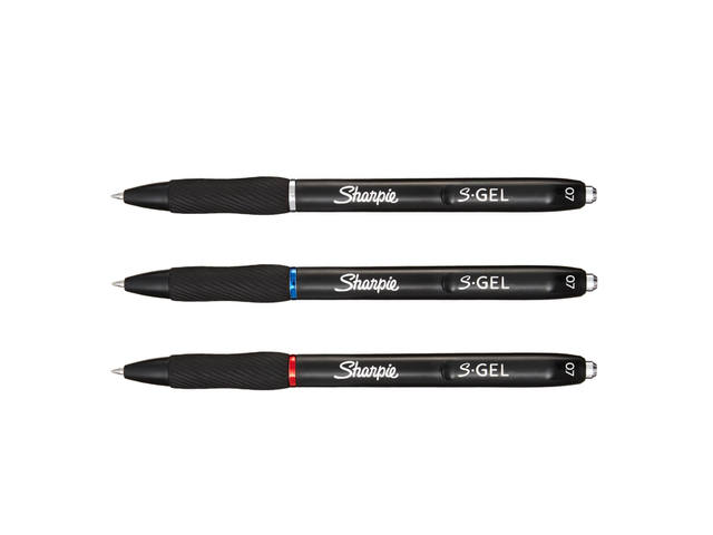 Gelschrijver Sharpie S-gel M 3st assorti