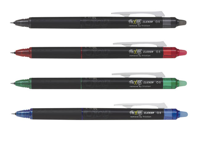 Rollerpen PILOT friXion Syn clicker F zwart
