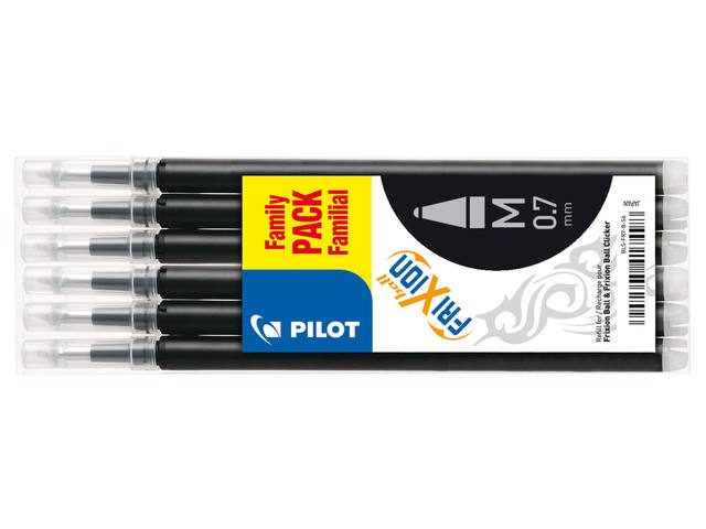 Rollerpenvulling PILOT friXion BLS-FR7 M zwart