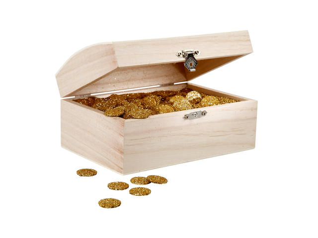 Schatkist Creativ Company 16.5x11x8.55cm hout