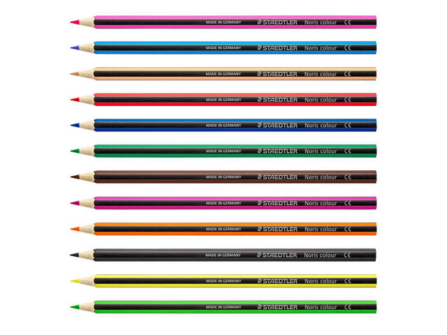 Kleurpotlood Staedtler Noris 185 lichtgeel