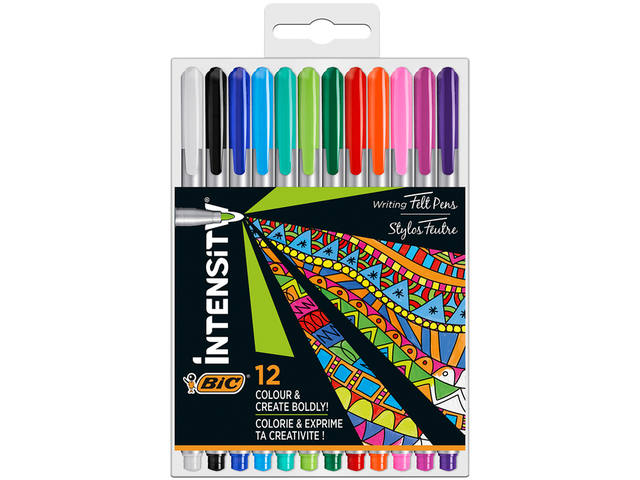 Fineliner Bic Intensity M assorti