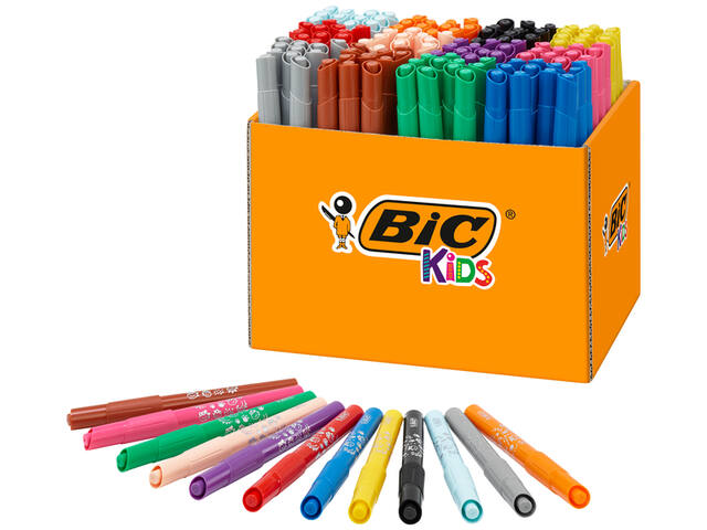 Kleurstift BicKids visacolor Ecolutions schoolbox