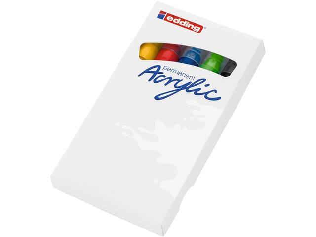 Acrylmarker edding e-5100 M basis assorti 5st