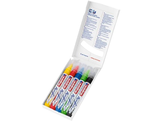 Acrylmarker edding e-5100 M basis assorti 5st