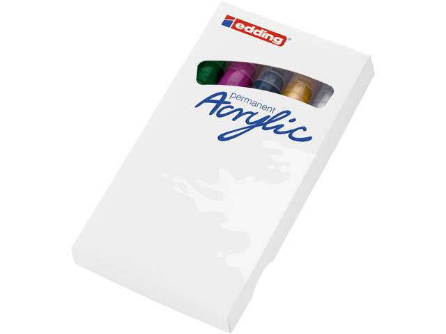 Acrylmarker edding e-5100 M metallic assorti 5st
