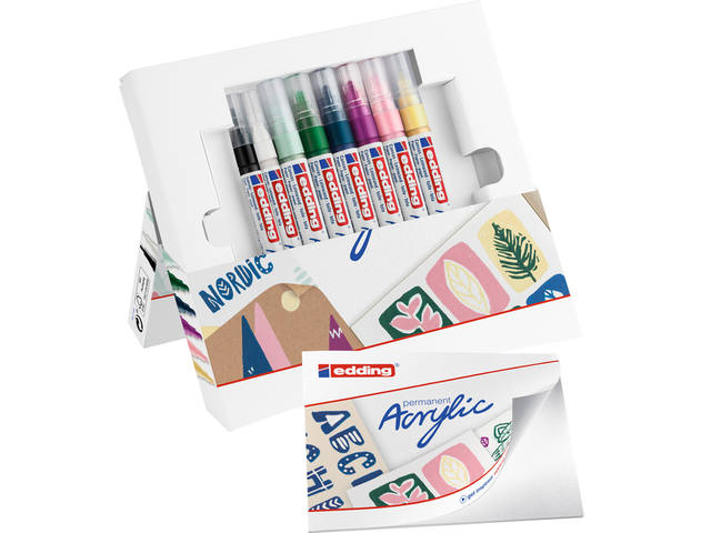 Acrylmarker edding starterskit klein Scandinavisch