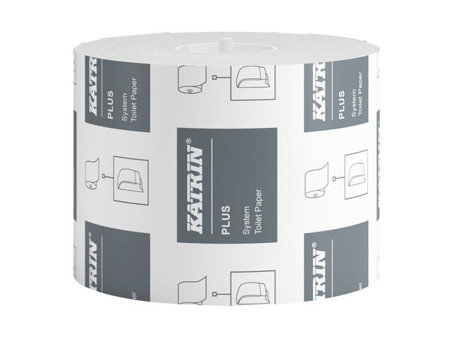 Toiletpapier Katrin Plus systeemrol 2laags 96m wit