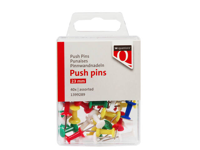 Push Pins Quantore assorti 40 stuks