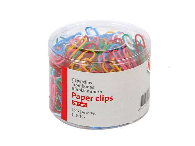 Paperclip Quantore 28mm assorti 300 stuks