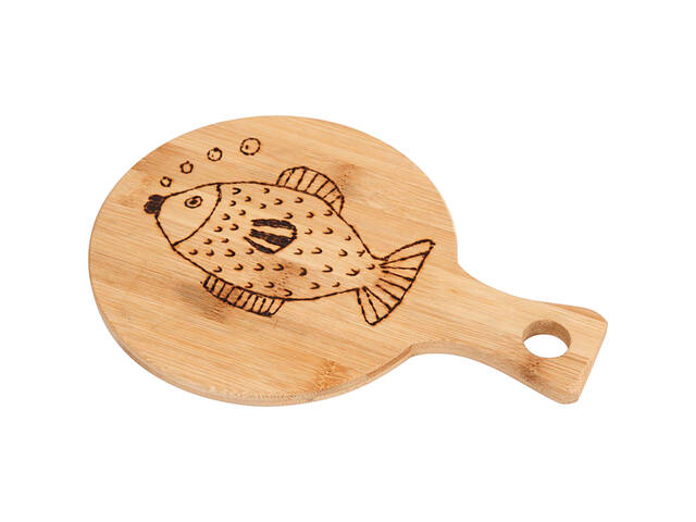 Snijplank Crea Com d 17cm lengte 24cm bamboe