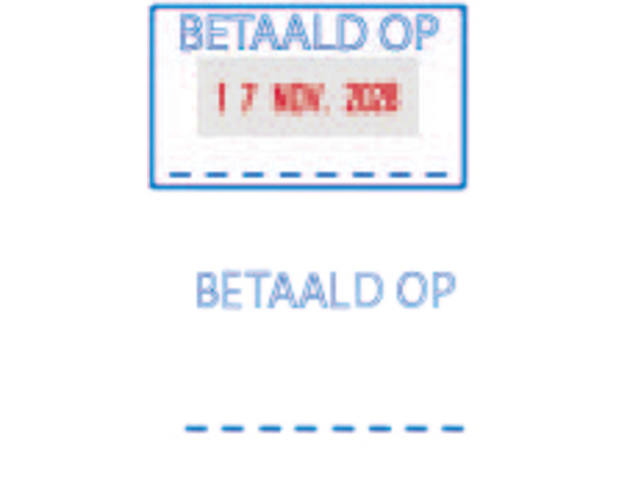 Stempel Trodat Printy 4750 betaald op