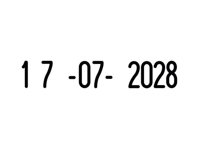 Datumstempel Trodat Printy 4820 cijfers