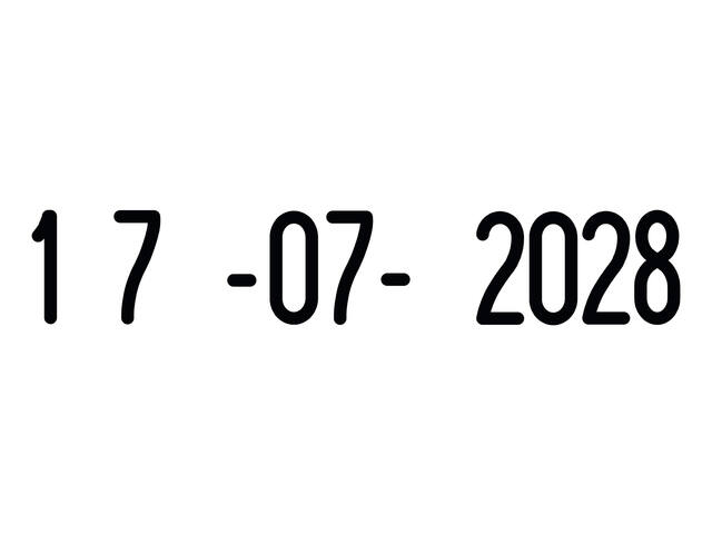 Datumstempel Trodat Printy 4810 cijfers