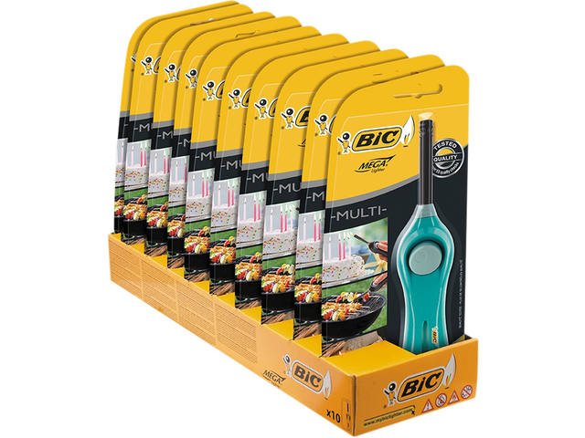 Aansteker Bic megalighter U140 multi assorti