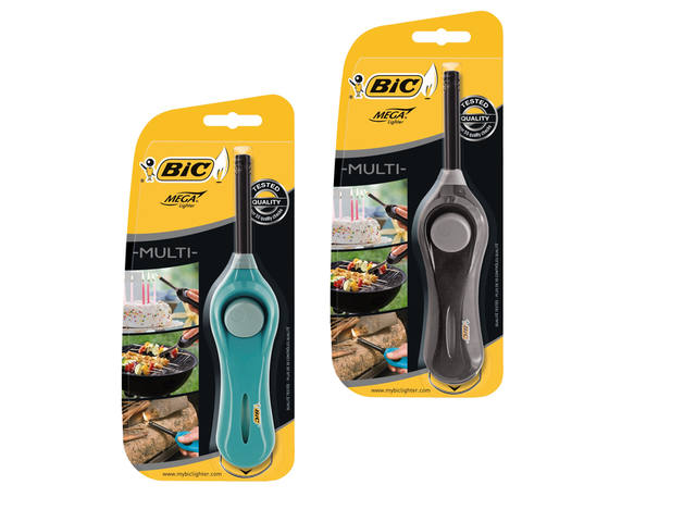 Aansteker Bic megalighter U140 multi assorti