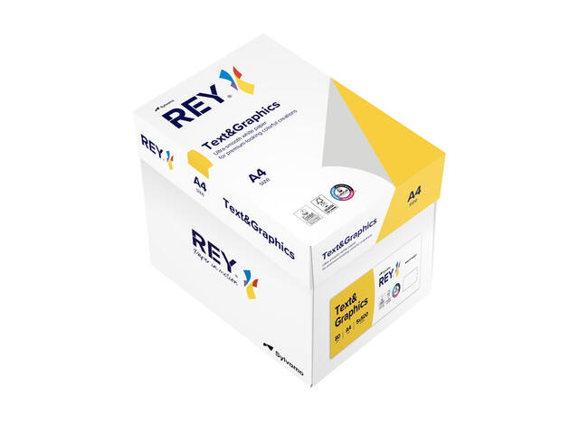 Kopieerpapier Rey Text Graphics A4 80gr wit