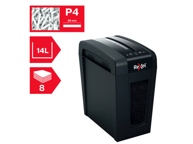 Papiervernietiger Rexel Secure X8-SL P4 4x40mm