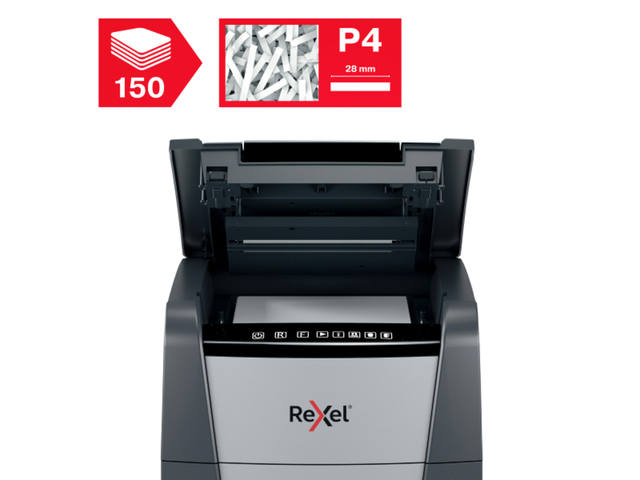 Papiervernietiger Rexel Optimum Auto 150X 4x28mm