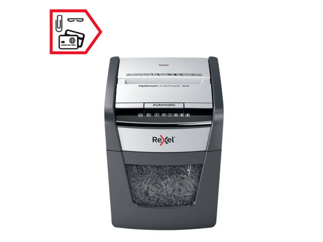 Papiervernietiger Rexel Optimum Auto 50X 4x28mm