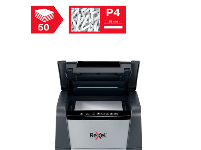 Papiervernietiger Rexel Optimum Auto 50X 4x28mm