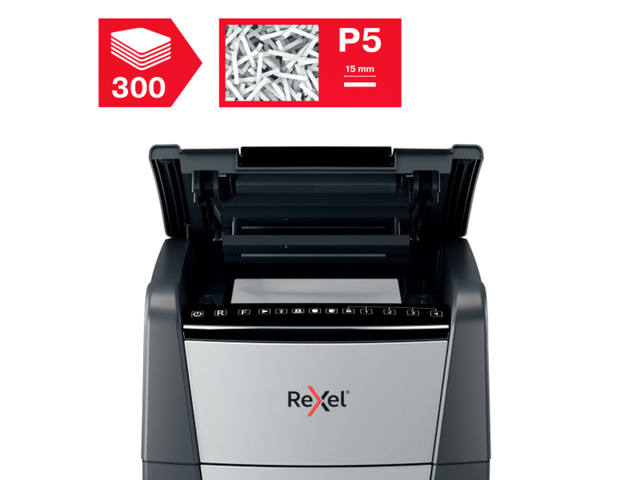 Papiervernietiger Rexel Optimum Auto 300M 2x15mm