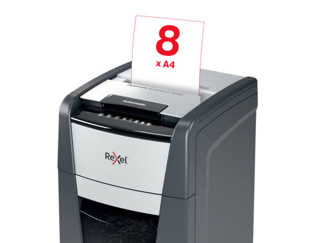 Papiervernietiger Rexel Optimum Auto 225M 2x15mm