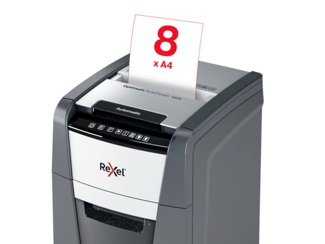 Papiervernietiger Rexel Optimum Auto 100X 4x28mm
