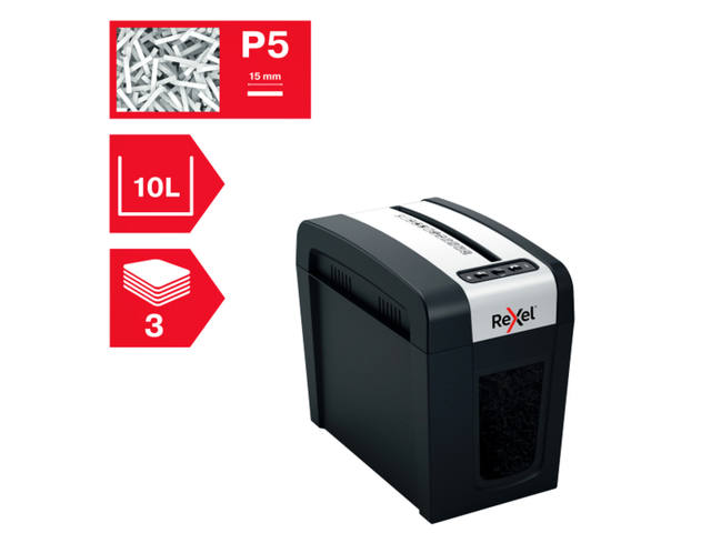 Papiervernietiger Rexel Secure MC3-SL P5 2x15mm