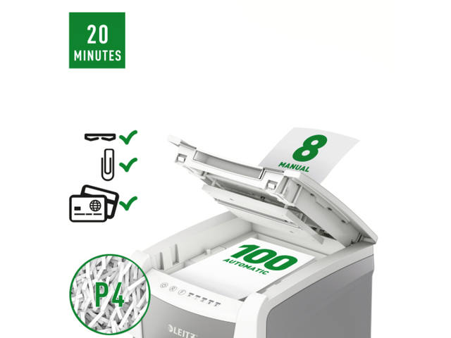 Papiervernietiger Leitz IQ Small Office 100 4x28mm