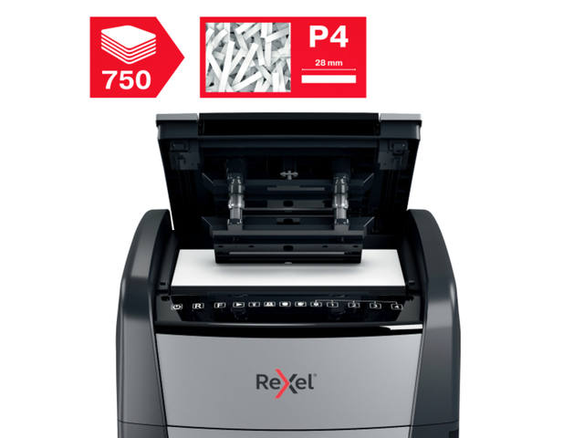 Papiervernietiger Rexel Optimum Auto 750X 4x30mm