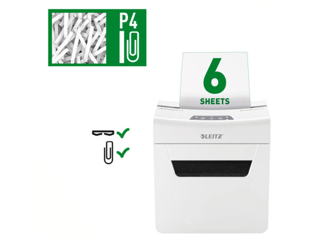 Papiervernietiger Leitz IQ Protect Premium 6x