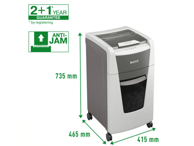 Papiervernietiger Leitz IQ Auto Office 300 4x28mm