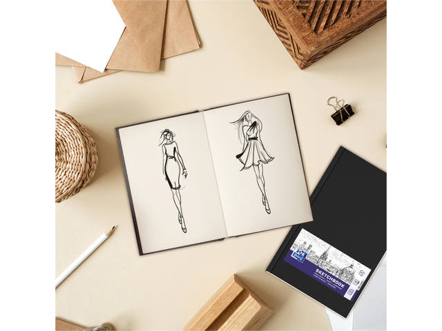 Dummyboek Oxford A4 96 vel zwart