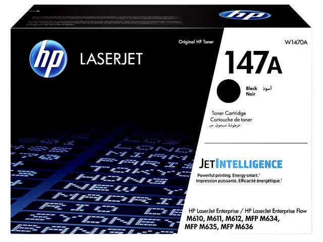 Tonercartridge HP 147A W1470A zwart