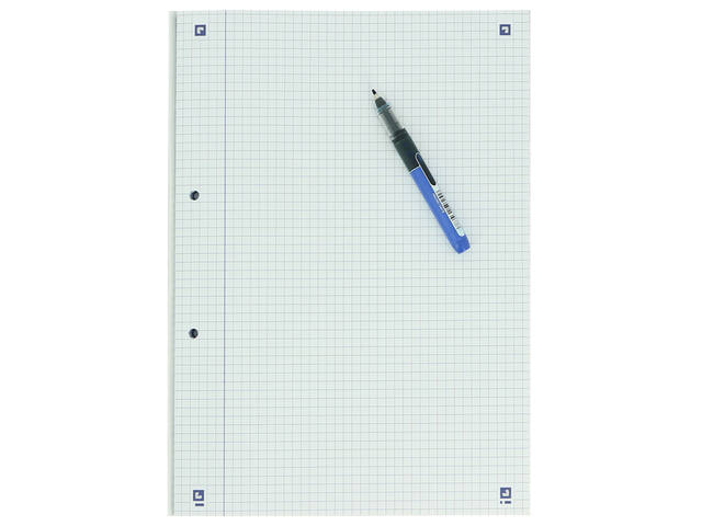 Cursusblok Oxf School A4 5mm 2g 200pag 80gr ass