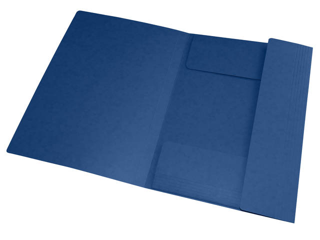 Elastomap Oxford Top File+ A4 donker blauw