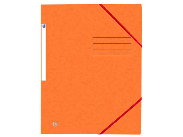Elastomap Oxford Top File+ A4 oranje