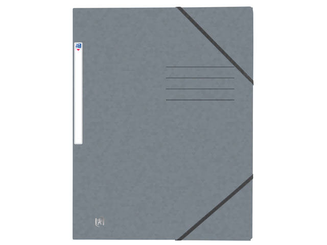 Elastomap Oxford Top File+ A4 grijs
