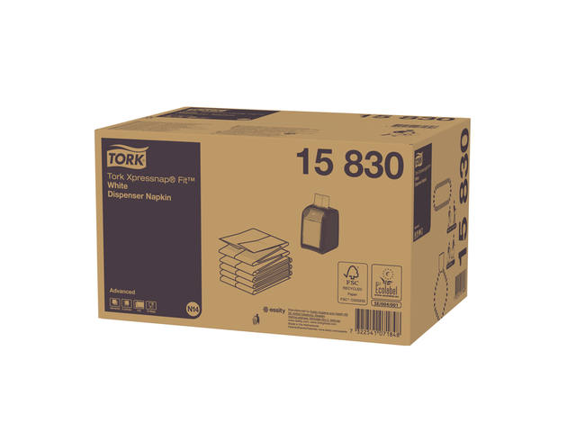 Servet Tork N14 Advanced multifold 2laags wit