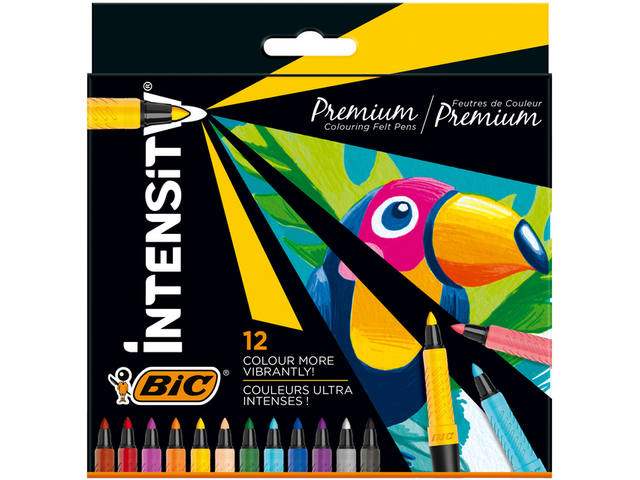 Kleurstift Bic Intensity Premium assorti