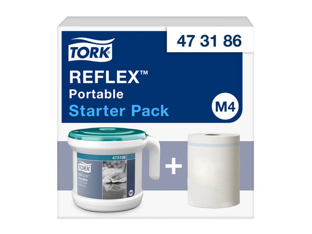Reinigingsdoekdispenser Tork M4 startpakket