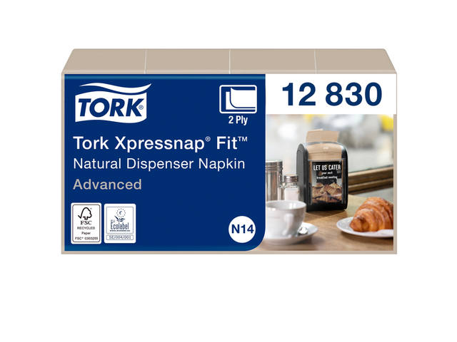 Servet Tork N14 Advanced multifold 2laags naturel