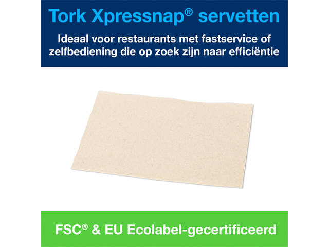 Servet Tork N4 Premium halvevouw 2laags naturel