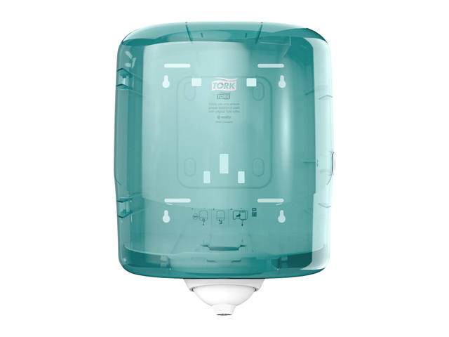 Handdoekroldispenser Tork M4 Performance turquoize