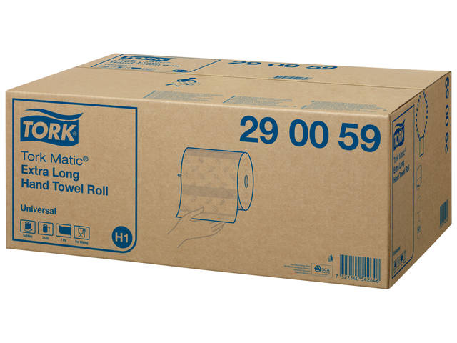 Handdoekrol Tork H1 Universal 1laags 280m wit