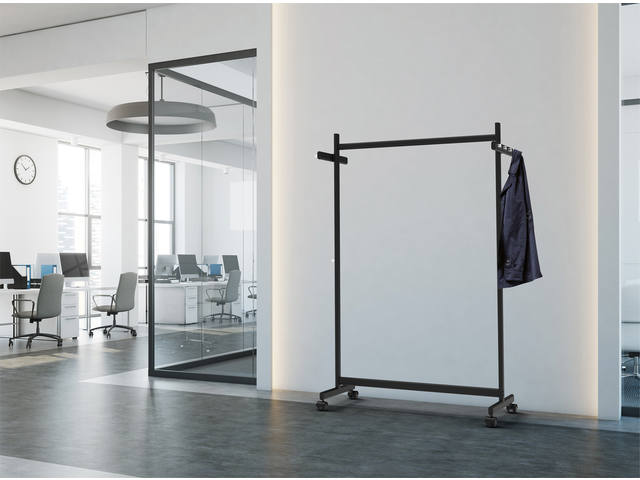 Garderoberek MAUL Samba mobiel 115cm zwart