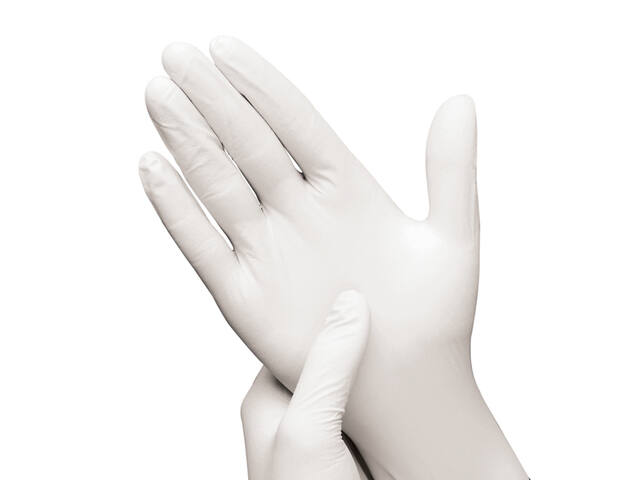 Handschoen Hynex nitril XL wit 3.5g 100 stuks