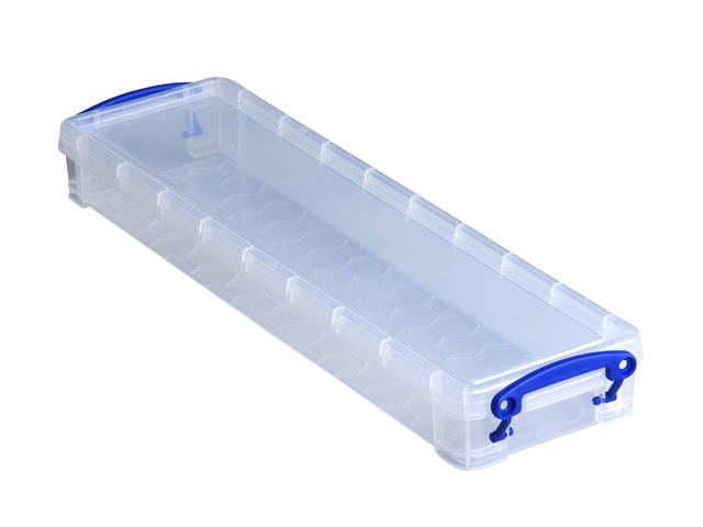 Opbergbox RU 0.8ltr 355x100x40 mm transp wit